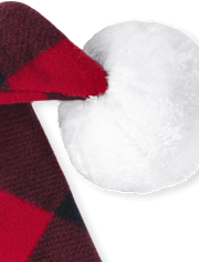 Kids Matching Family Plaid Santa Hat