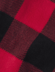 Bonnet de Père Noël à carreaux assorti pour adultes