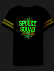 Camisetas estampadas unisex para adultos a juego Family Glow Spooky Squad 2024