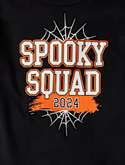 Camisetas estampadas unisex para adultos a juego Family Glow Spooky Squad 2024