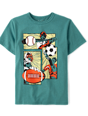Boys Sports Graphic Tee