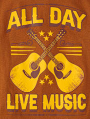 Boys Live Music Graphic Tee