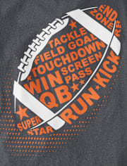 Boys Football Graphic Tee
