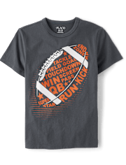 Boys Football Graphic Tee