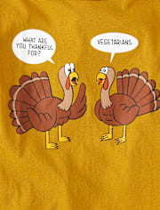 Boys Turkey Humor Graphic Tee