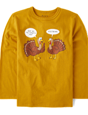 Boys Turkey Humor Graphic Tee