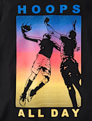 Boys Hoops All Day Graphic Tee