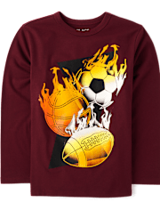 Boys Sports Graphic Tee