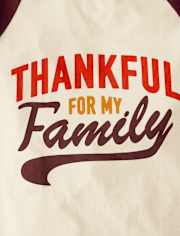 Unisex Adult Matching Family Thankful Graphic Tee