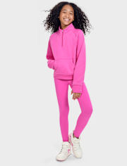 Girls Fleece Half Zip Pullover