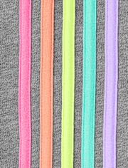 Girls Side Stripe Fleece Jogger Pants