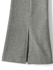 Leggings taille haute fendus pour filles