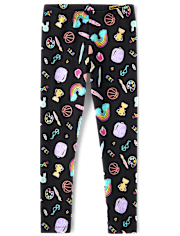 Girls Print Leggings