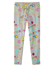 Girls Print Leggings