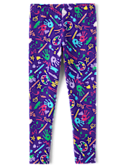 Girls Print Leggings