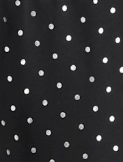 Girls Foil Dot Leggings