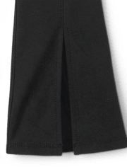 Girls Split Flare Ponte Knit Jeggings