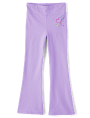 Girls Icon High Rise Flare Leggings