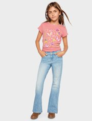 Girls Flare Jeans