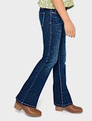 Jeans évasés pour filles
