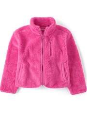 Chaqueta Niña Sherpa Con Cremallera