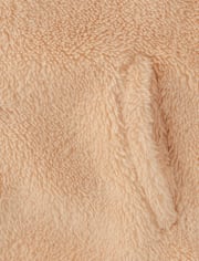 Veste zippée en sherpa pour fille