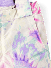 Salopette de neige imprimée pour fille