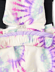 Salopette de neige imprimée pour fille