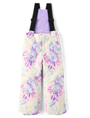 Salopette de neige imprimée pour fille