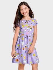 Girls Halloween Everyday Dress