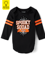 Unisex Baby Matching Family Glow Spooky Squad 2024 Graphic Bodysuit