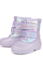 Toddler Girls Iridescent All Weather Boots