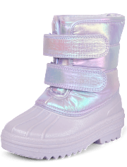 Toddler Girls Iridescent All Weather Boots