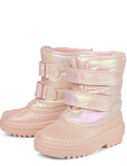 Toddler Girls Iridescent All Weather Boots