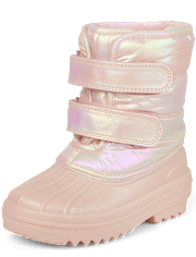 Toddler Girls Iridescent All Weather Boots