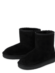 Girls Mid Teddy Boots
