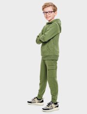 Sudadera con capucha polar para niños