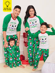 Unisex Adult Matching Family 'Tis The Season Cotton And Microfleece Pajamas