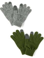 Guantes para mensajes de texto unisex para niños, paquete de 2