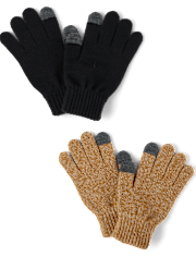 Guantes para mensajes de texto unisex para niños, paquete de 2