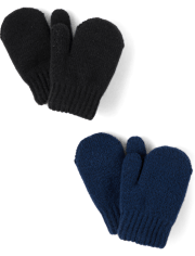 Unisex Toddler Mittens 2-Pack