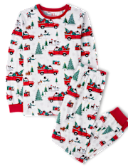 Adult Matching Family Truck Cotton Pajamas