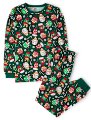 Pyjama en coton pour adultes Famille assortie Hot Cocoa Mugs