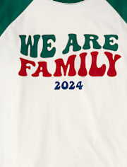 Unisex Adult Matching Family We Are Family 2024 Cotton Pajamas