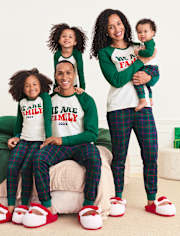 Unisex Adult Matching Family We Are Family 2024 Cotton Pajamas