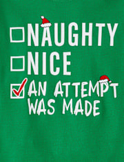 Pyjama ajusté en coton pour enfants Glow Nice List