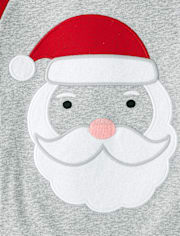 Kids Santa Face Snug Fit Cotton Pajamas