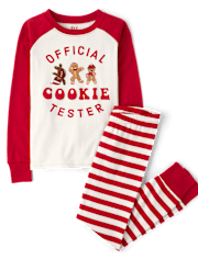 Unisex Kids Cookie Tester Snug Fit Cotton Pajamas