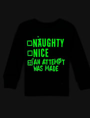 Baby And Toddler Glow Nice List Snug Fit Cotton Pajamas