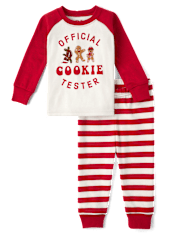 Baby And Toddler Cookie Tester Snug Fit Cotton Pajamas